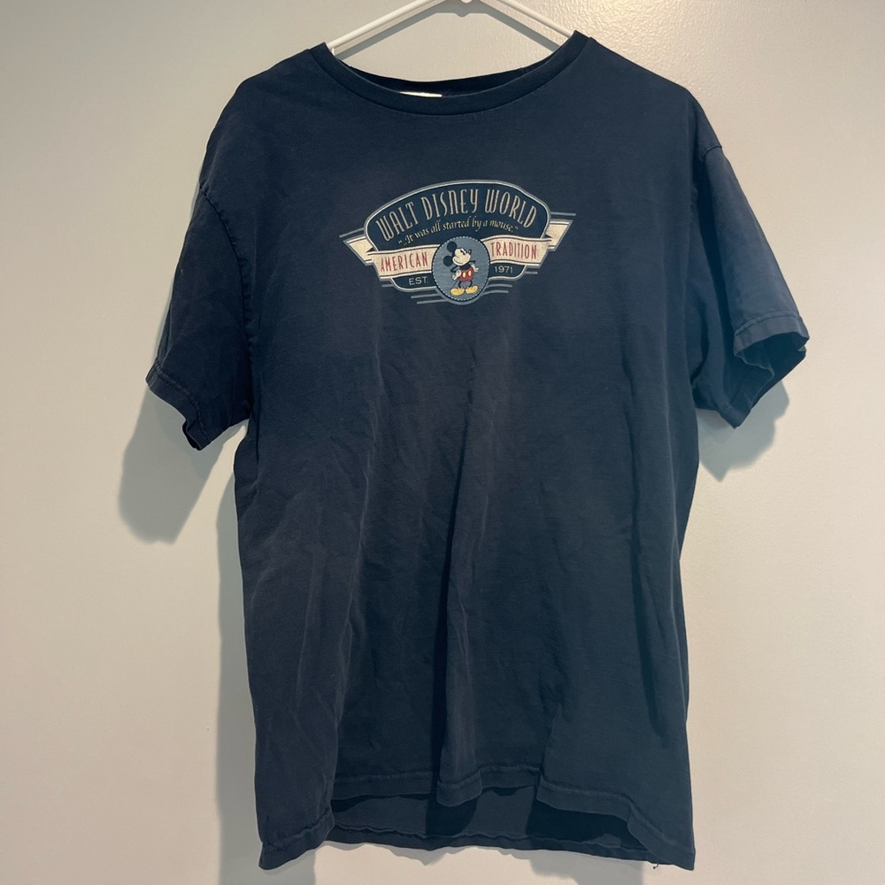 Disney Black Short Sleeve Tee with Graphic Design